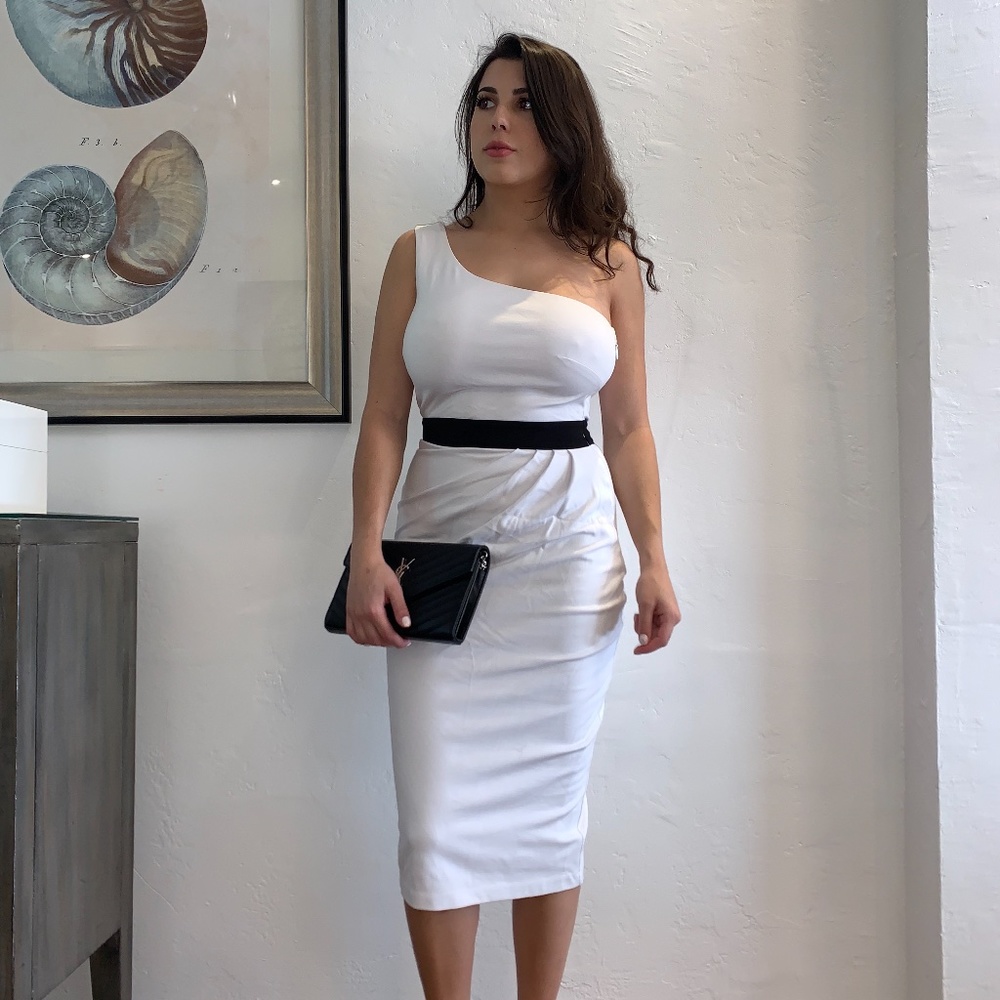 White Bebe Dress Size Xs